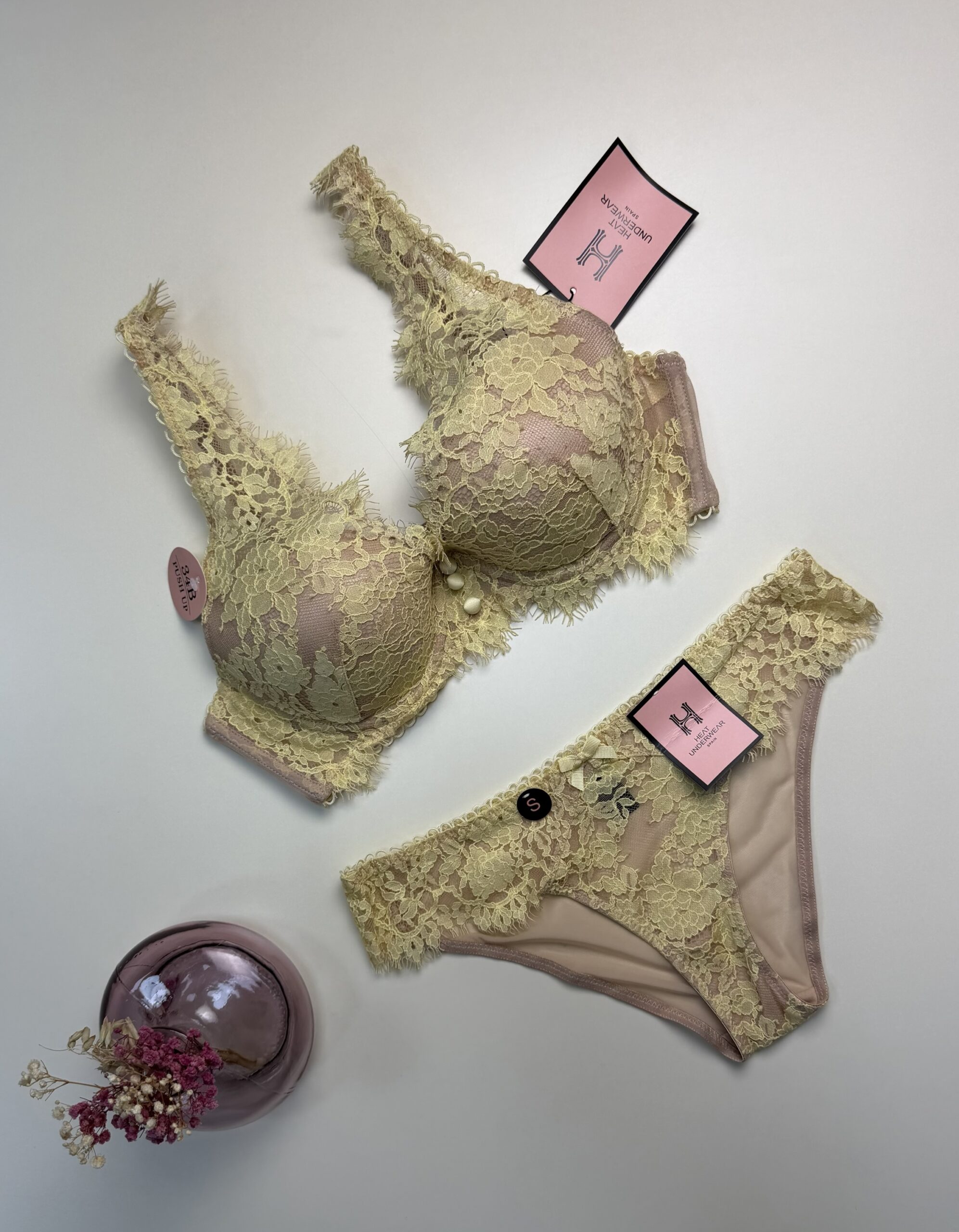 Ensemble 2 pcs - jaune - Push Up