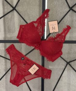 Alternative view of Ensemble 2 pcs - rouge - Push Up