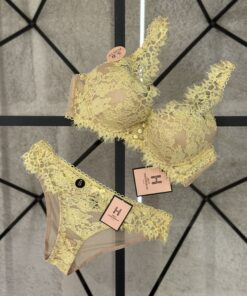 Alternative view of Ensemble 2 pcs - jaune - Push Up