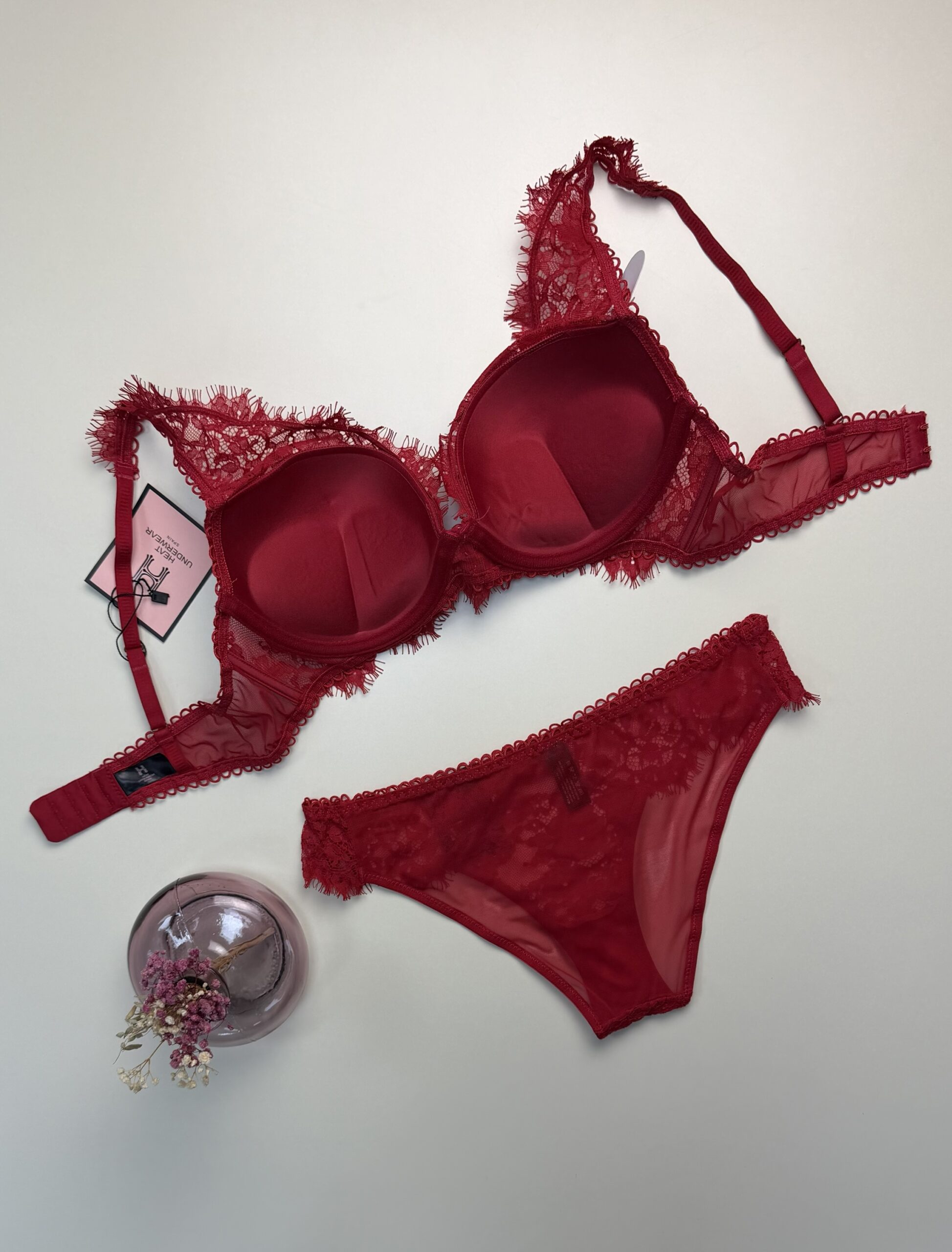 Ensemble 2 pcs - rouge - Push Up – Image 2