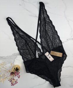 Alternative view of Body en dentelle Idole noir