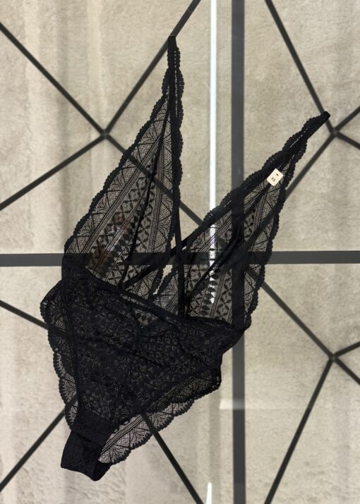 Body en dentelle Idole noir