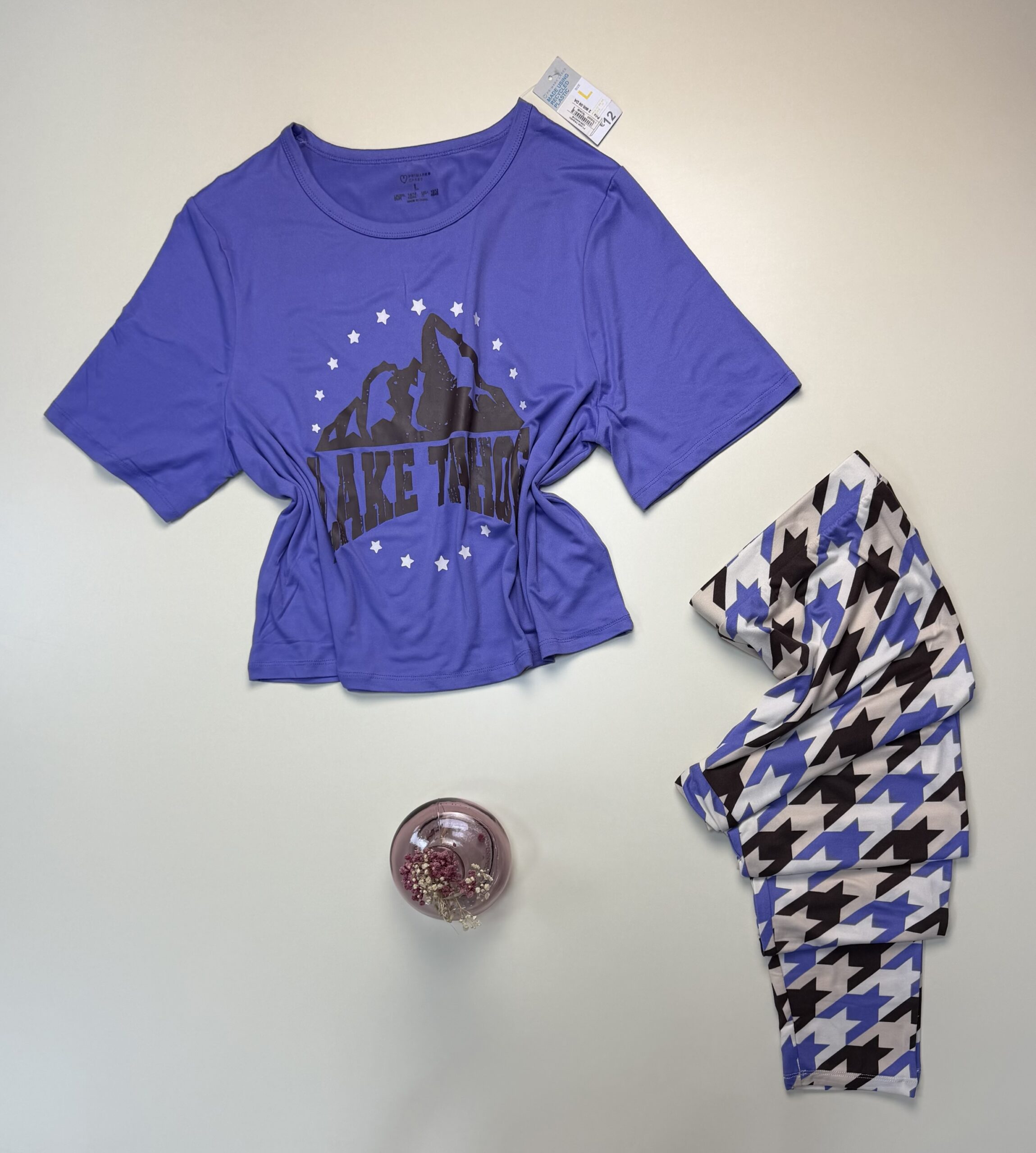 Pyjama haut demi manche pantalon " lake taroe "