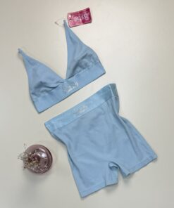 Short - brassière " barbie bleu "