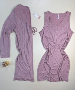 Nuisette peignoir "Rose"