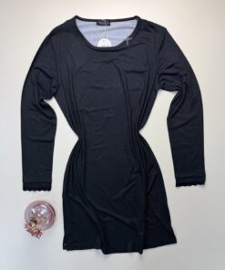 Alternative view of Chemise de nuit " NOIR "