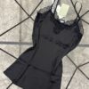 Nuisette en satin h&m - black -
