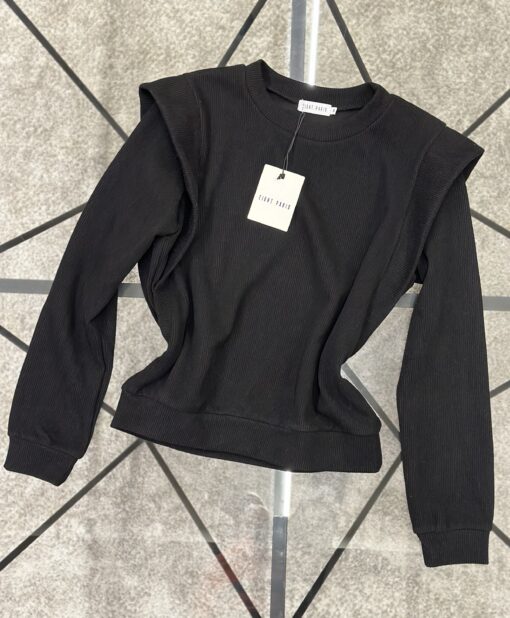 Sweat-shirt " noir "