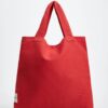 Tote bag MANGO " rose orangé "