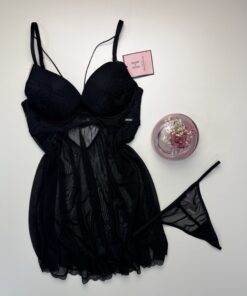 Nuisette - bas  " NOIR "