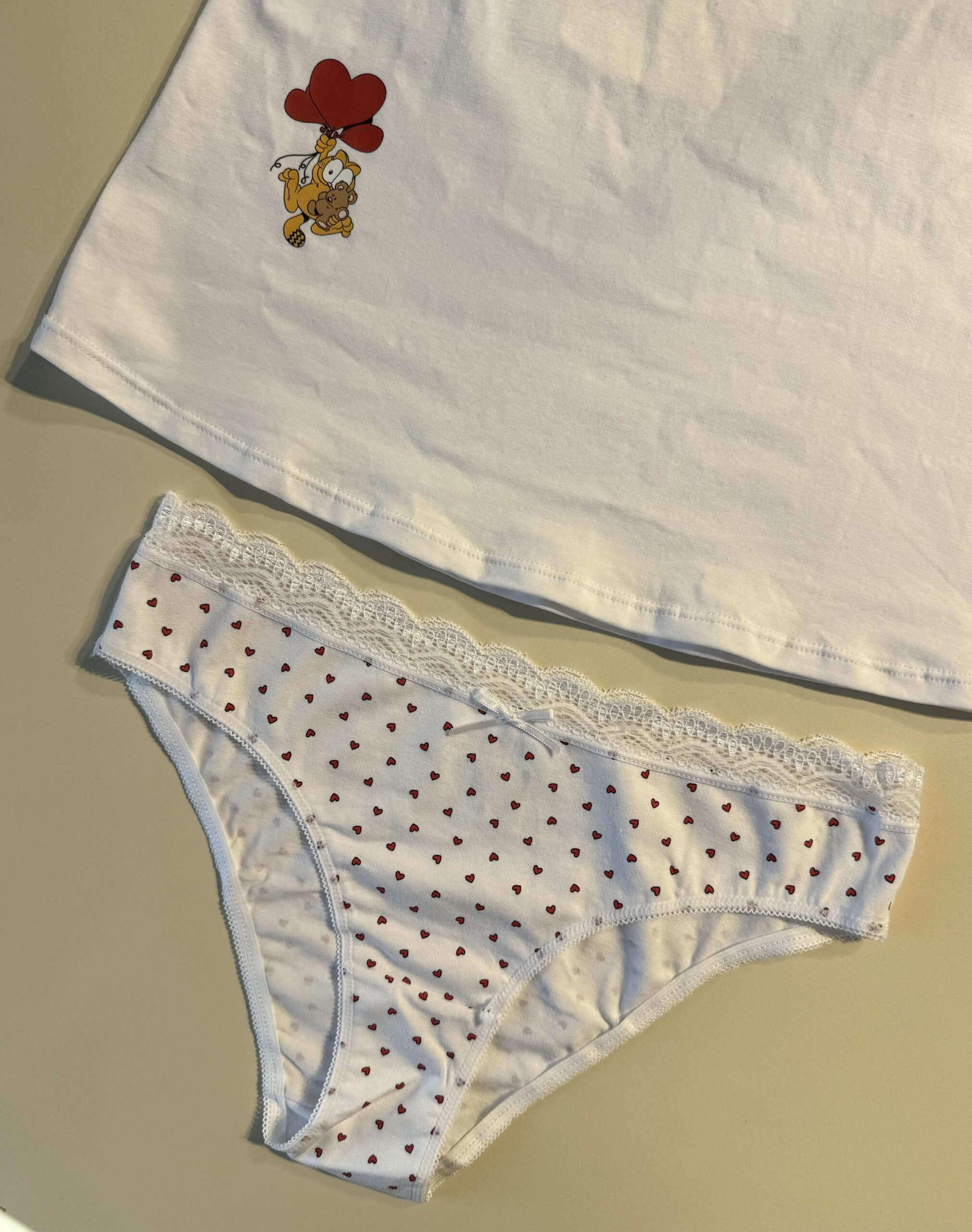 Tricot de peau + bas " Blanc " – Image 2