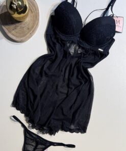 Nuisette - bas  " NOIR "