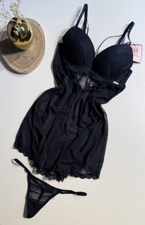 Nuisette - bas  " NOIR "