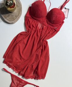 Nuisette - bas  " ROUGE "