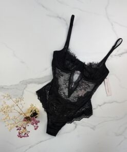 Body en dentelle victorias secret "NOIR  "