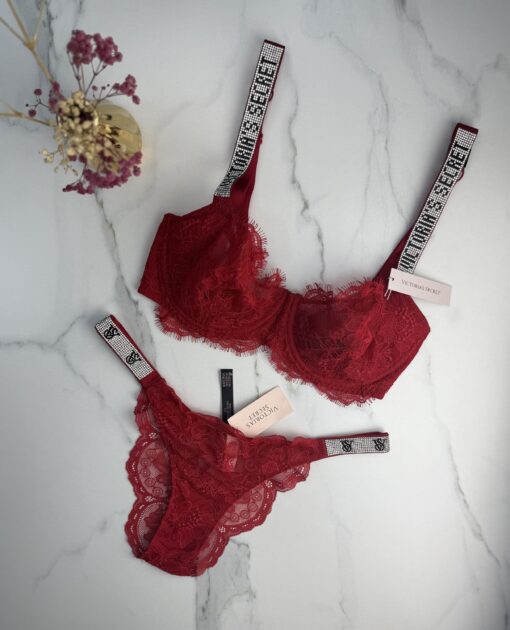 Ensemble 2 pcs victorias secret " ROUGE  "