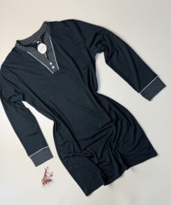 Chemise de nuit " gris foncé "