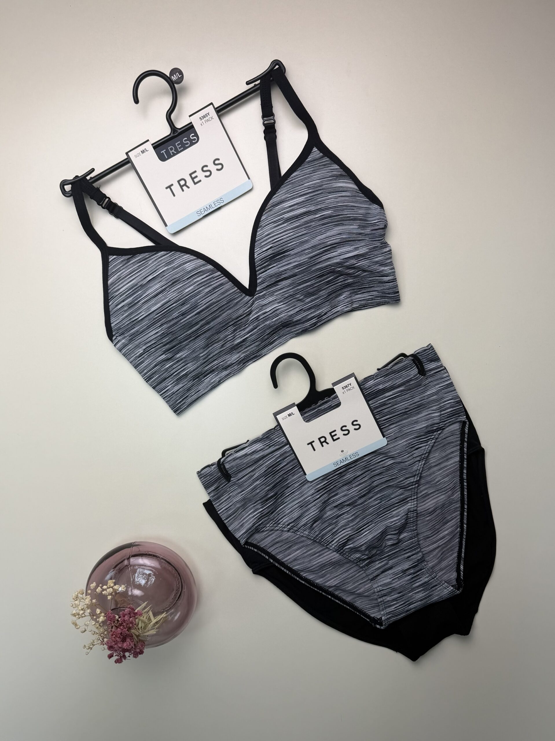 Brassière +2 bas "Noir" Tress