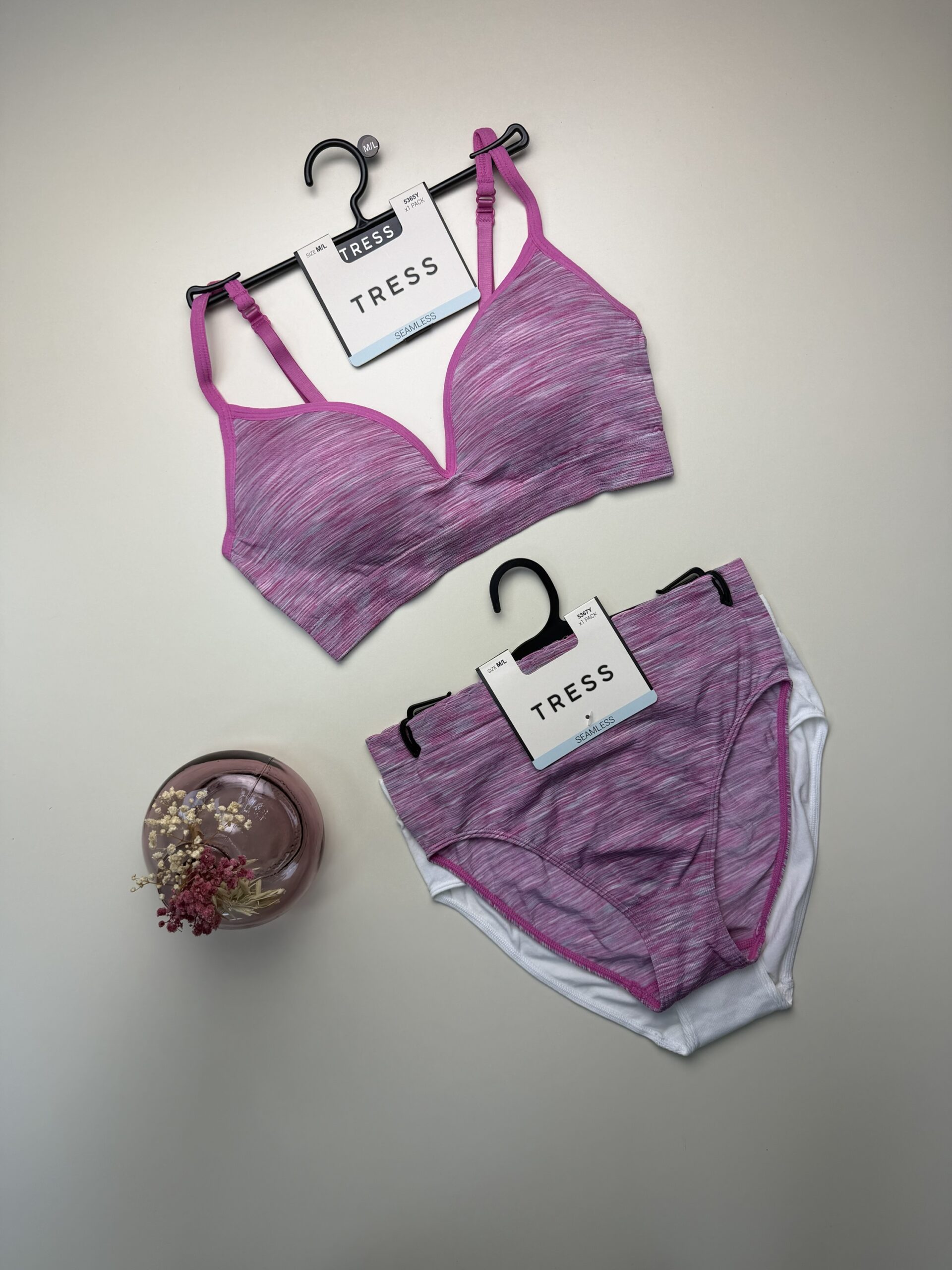 Brassière +2 bas "Rose" Tress