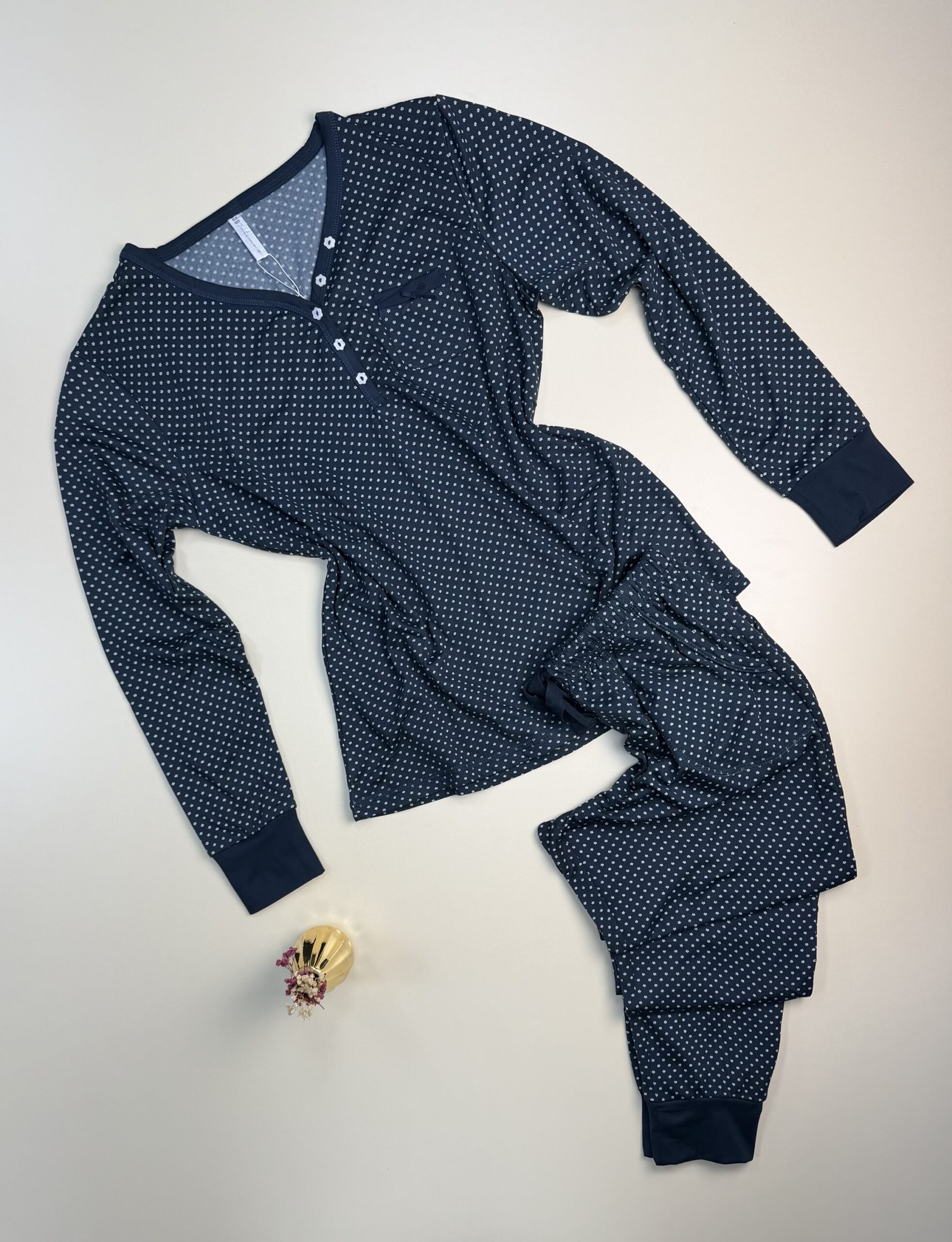 Pyjama haut manche longue " bleu marine "