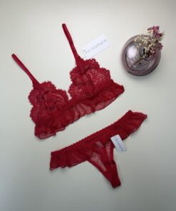 Ensemble 2 pcs " rouge "