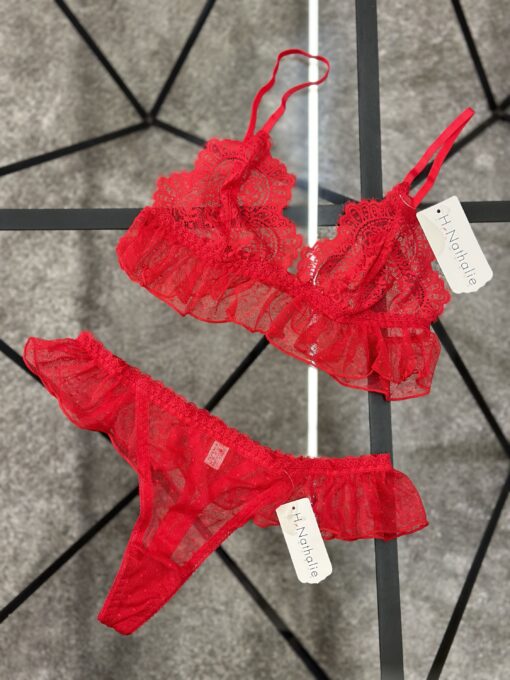 Ensemble 2 pcs " rouge "