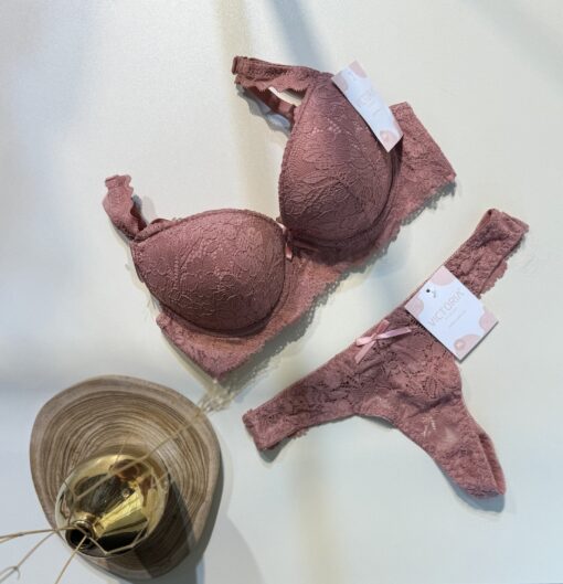 Ensemble 2 pcs " bois de rose"