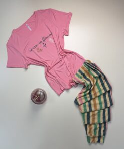 pyjamas demi manche " ROSE "