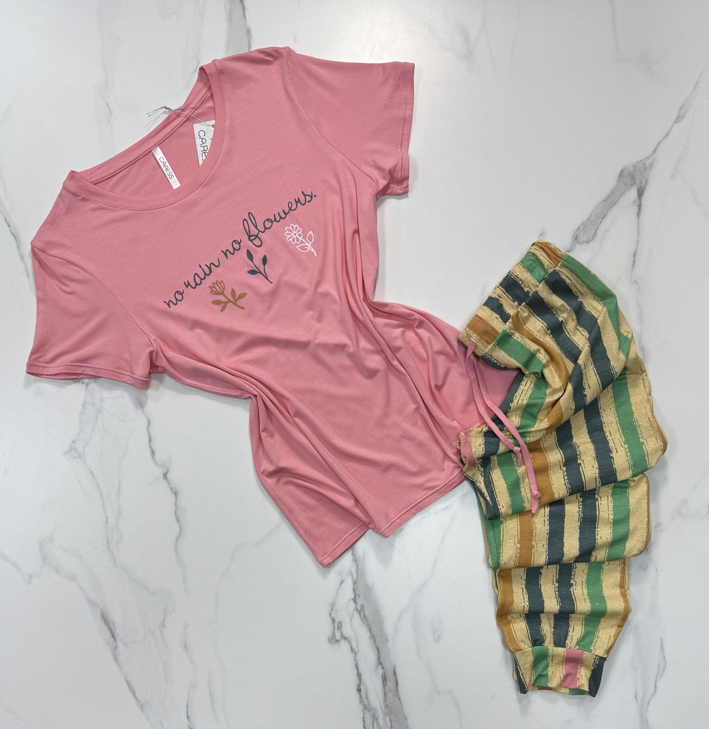 pyjamas demi manche " ROSE "