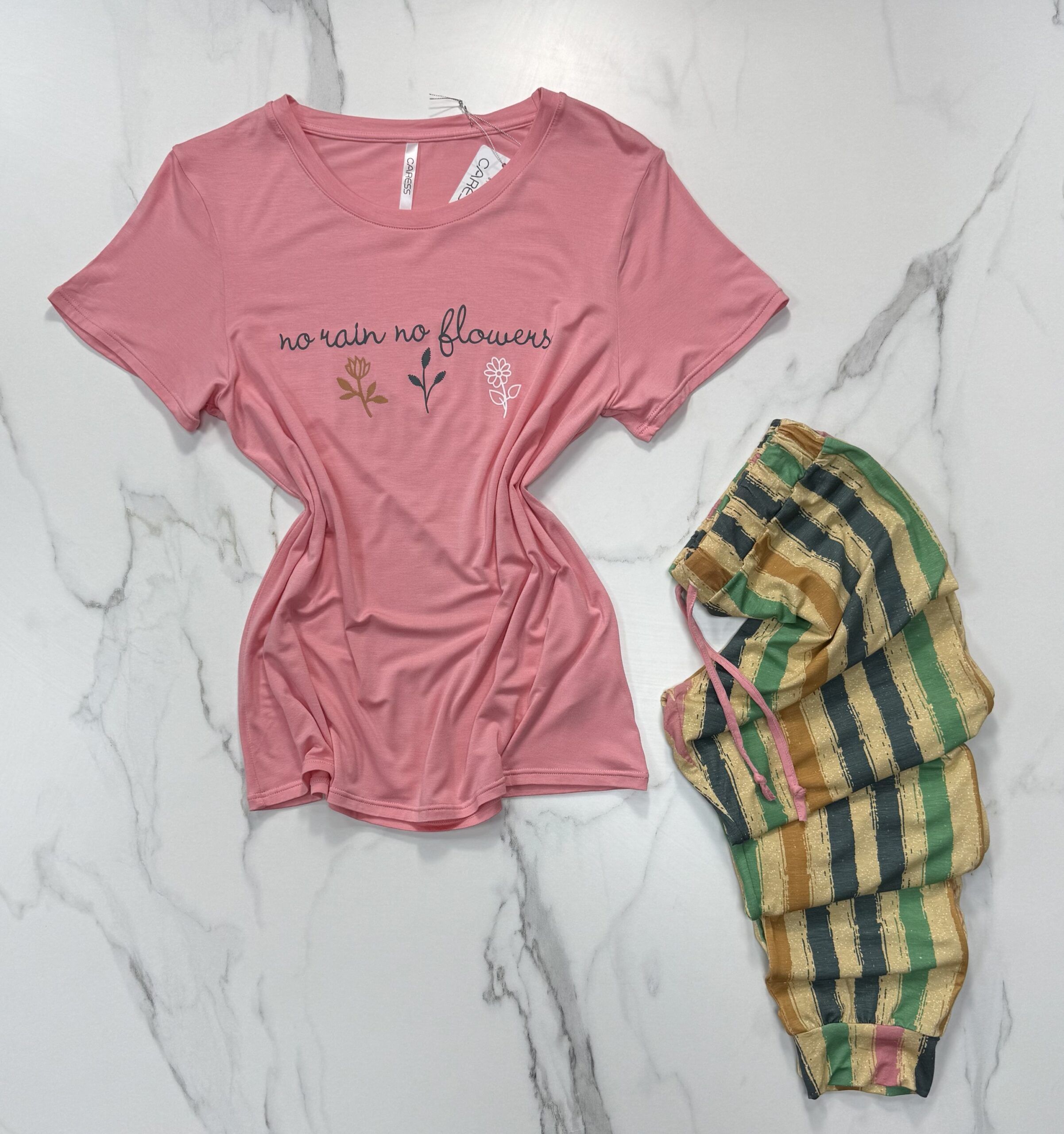 pyjamas demi manche " ROSE " – Image 2