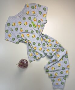 Pyjama Haut Demi Manche - Primark - ' Gris Au Fruits '