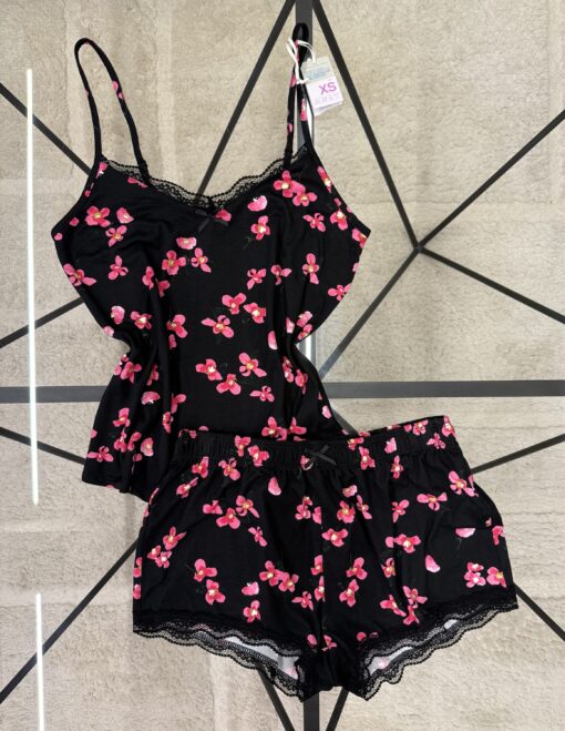 Bustier Short "Noir à Fleurs " Primark