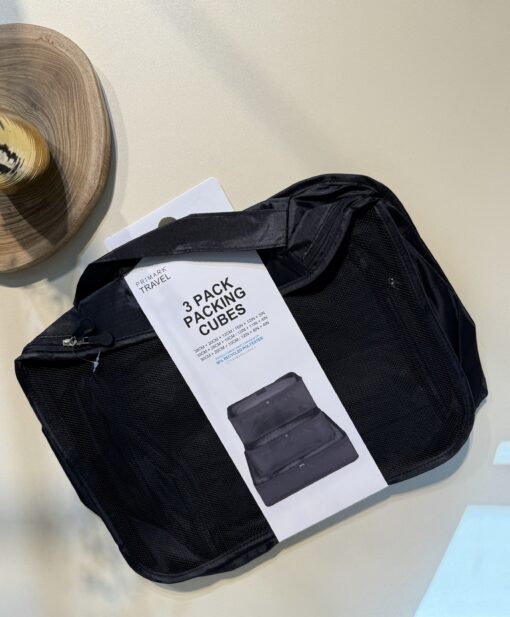 Pack 3 Packing Cubes "Noir"