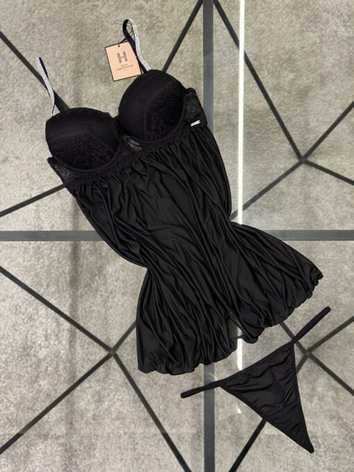Nuisette - bas strass  - black
