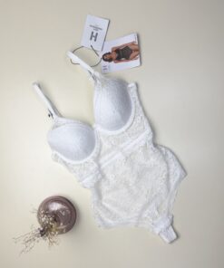Body en dentelle " Blanc "