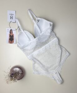 Alternative view of Body en dentelle " Blanc "