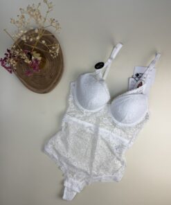 Alternative view of Body en dentelle " Blanc "
