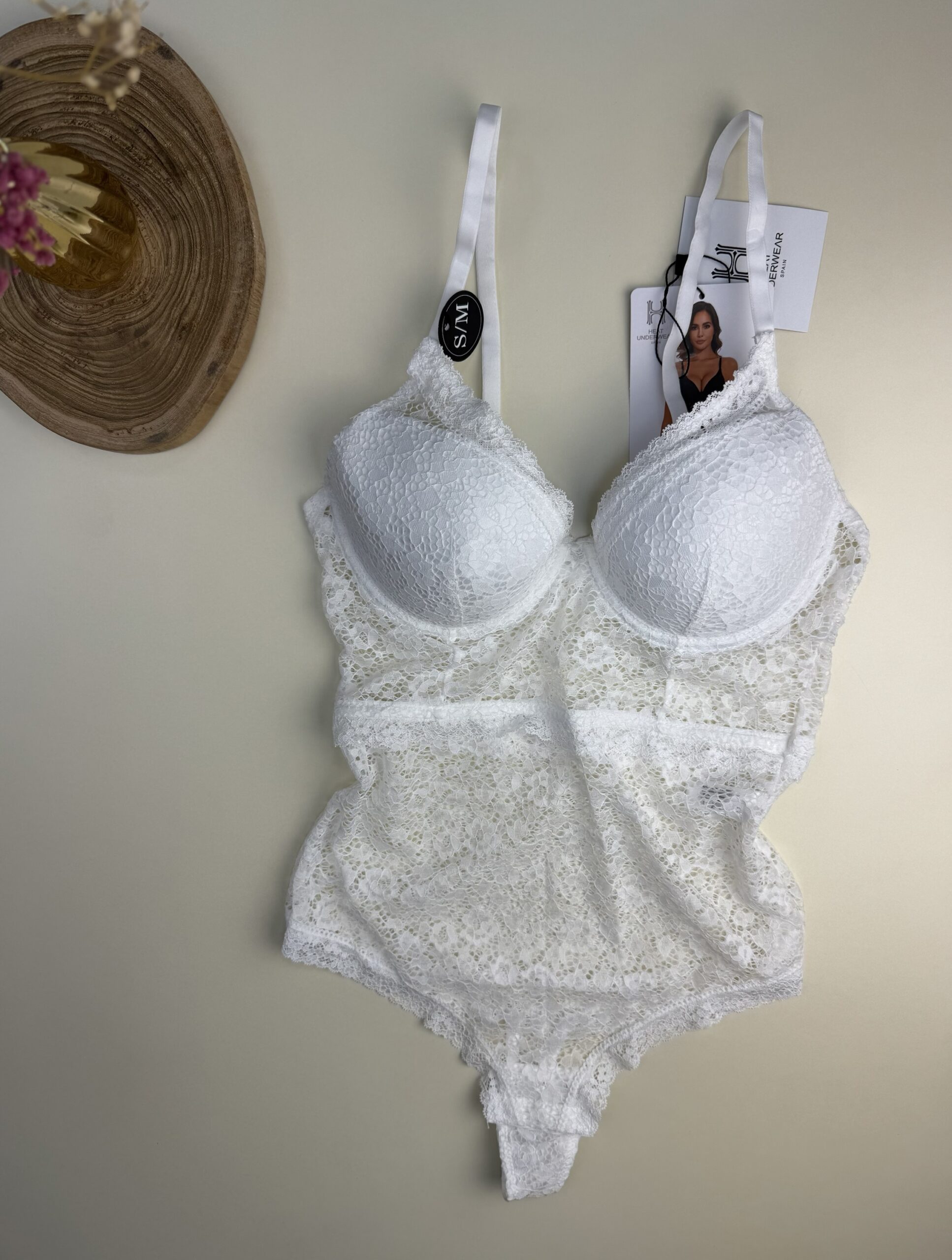 Body en dentelle " Blanc " – Image 4
