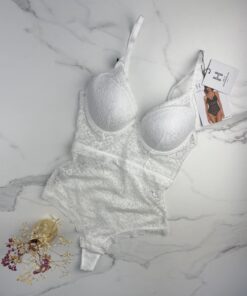 Body en dentelle " Blanc "