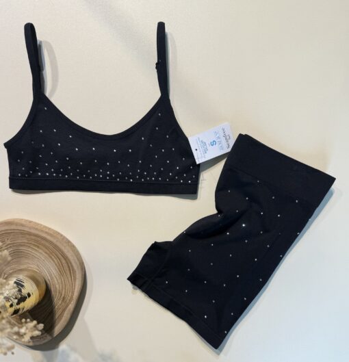 Brassière -Short perlée primark black