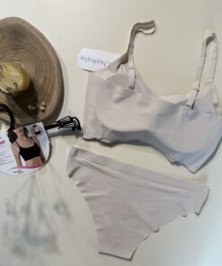 Alternative view of Ensemble 2 pcs invisible " Beige "