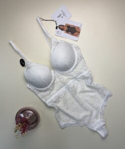 Body en dentelle " Blanc "