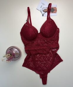 Alternative view of Body en dentelle " Rouge "