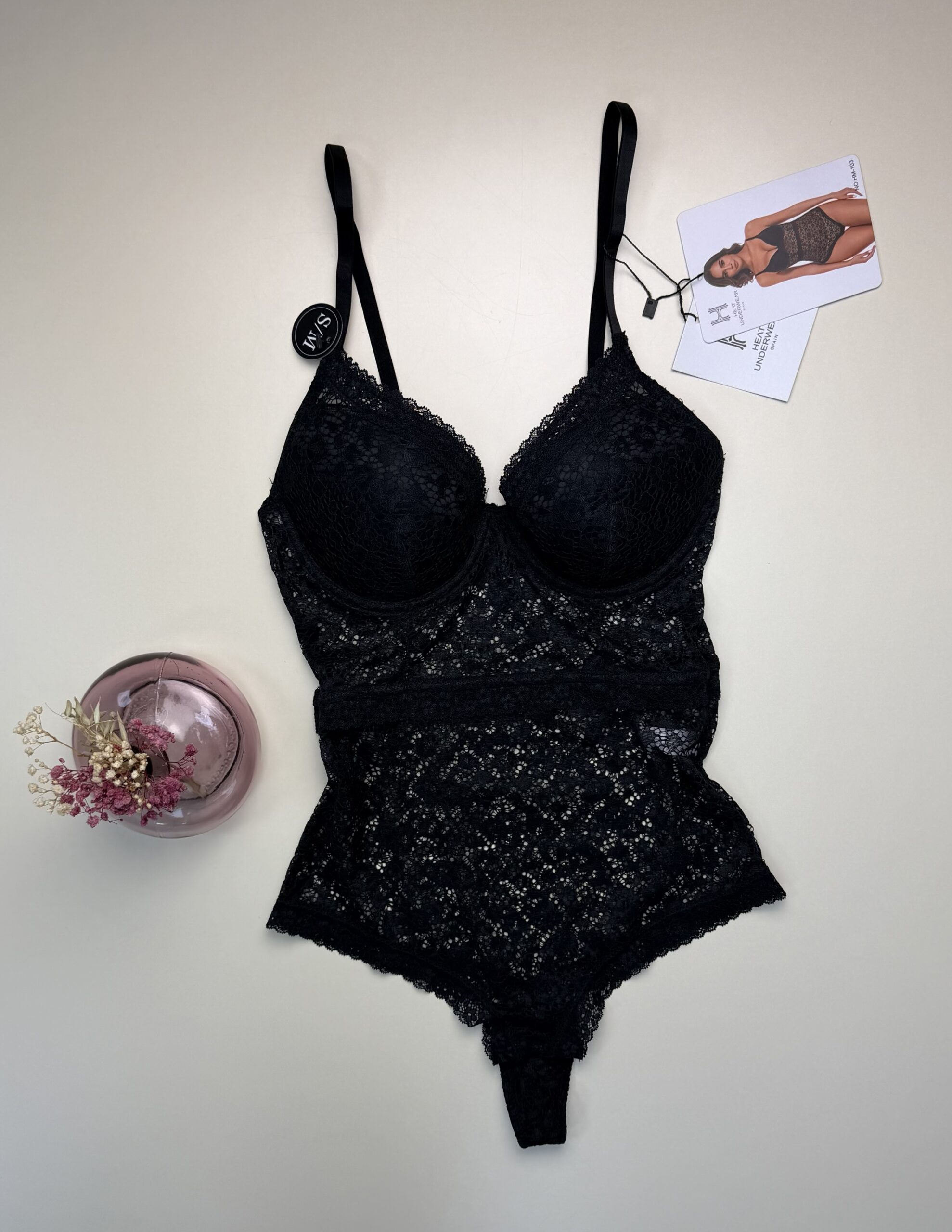 Body en dentelle " Noir " – Image 2