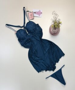 Alternative view of NUISETTE+ BAS - H - " Bleu vert "