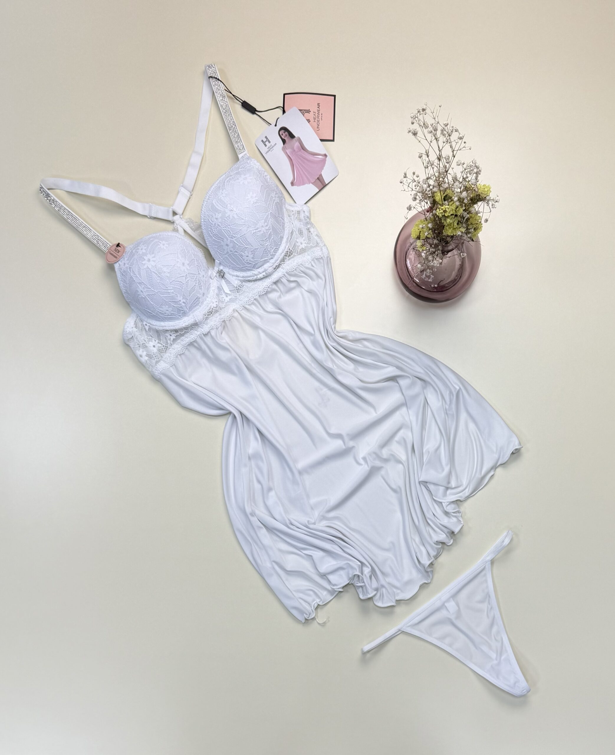 NUISETTE+ BAS - H - " Blanc " – Image 3