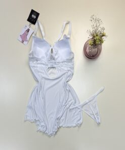 Alternative view of NUISETTE+ BAS - H - " Blanc "