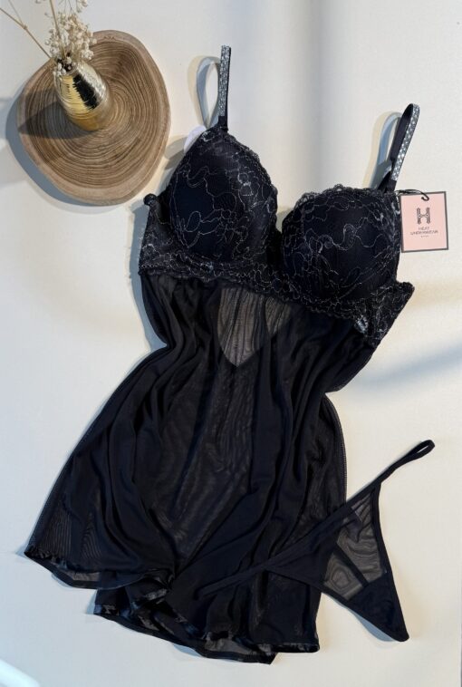 Nuisette - Bas " NOIR "