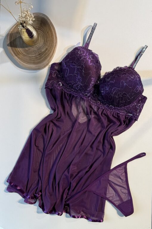 Nuisette - Bas " VIOLET "