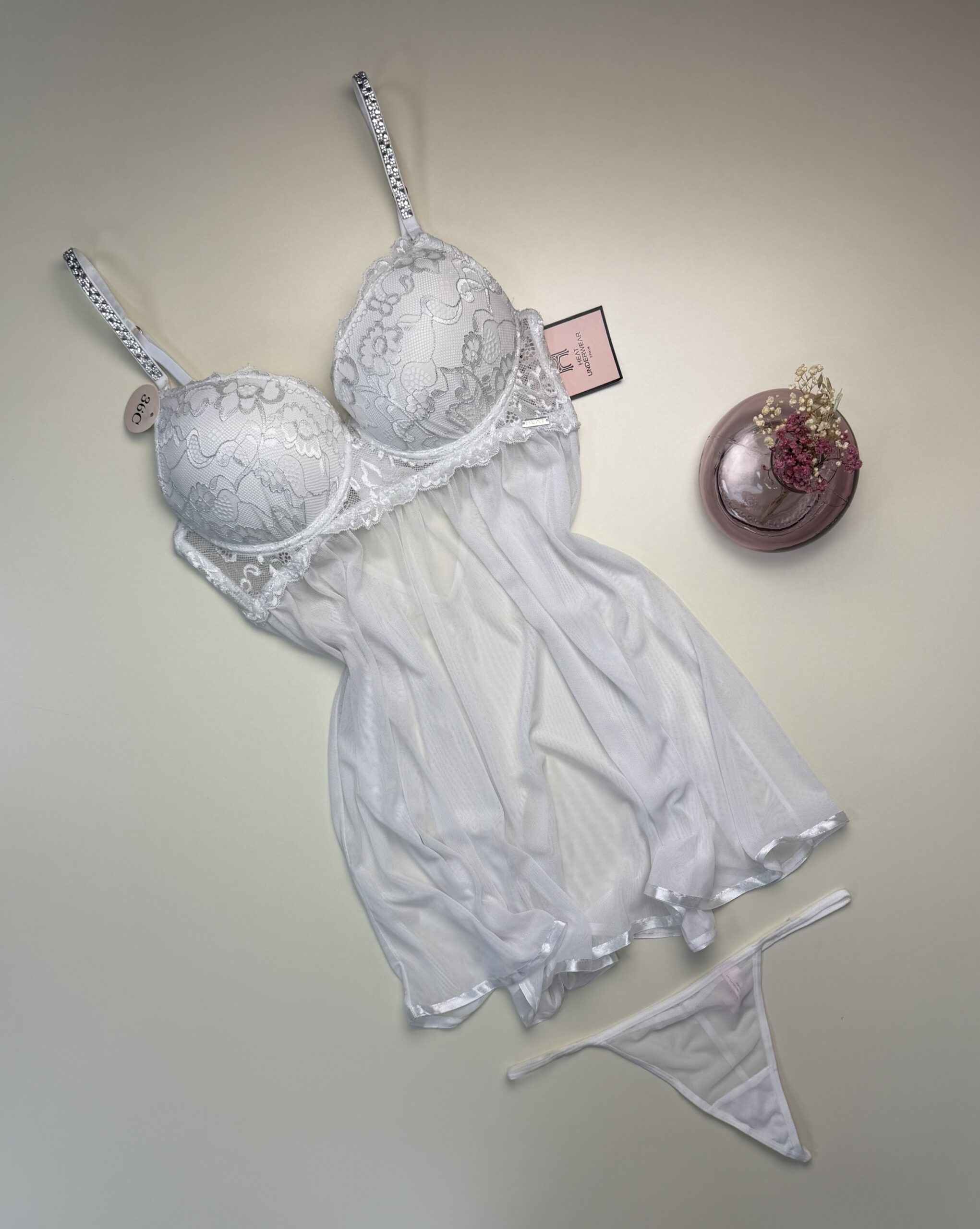 Nuisette - Bas " Blanc " – Image 2